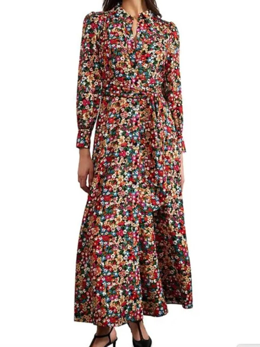 Hobbs Limited Long Sleeve Maxi Dress
